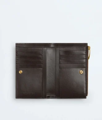 Cartera doble mediana Intrecciato