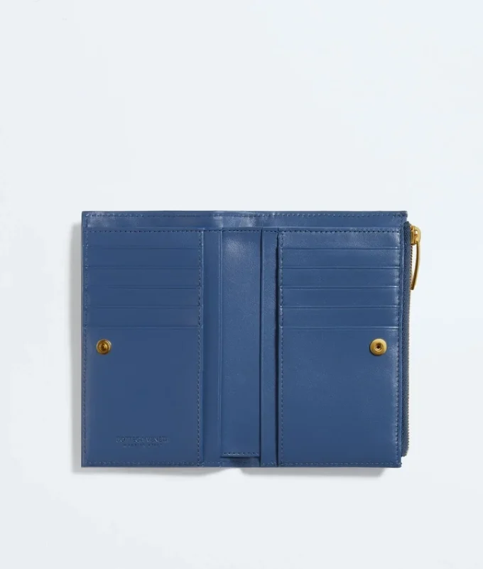 Cartera doble mediana Intrecciato