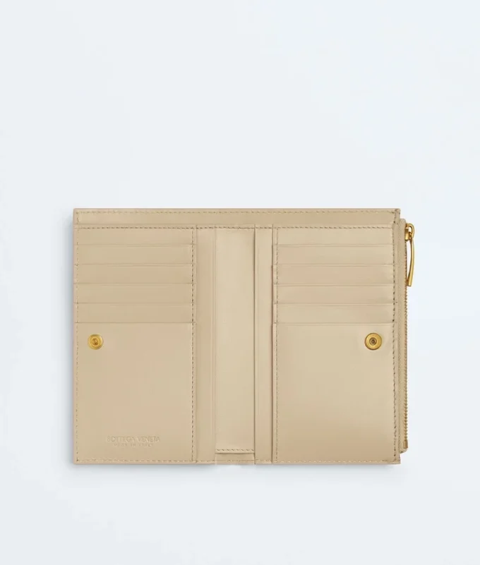 Cartera doble mediana Intrecciato