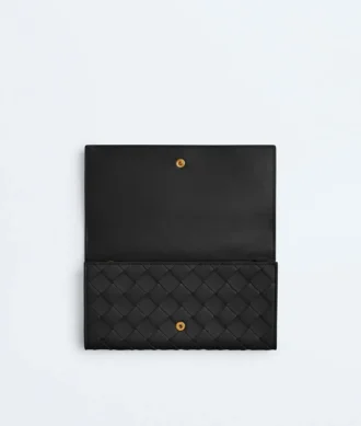 Cartera grande con solapa Intrecciata