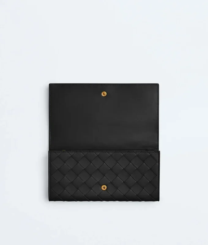 Cartera grande con solapa Intrecciata