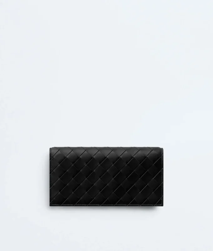 Cartera larga Intrecciata con monedero