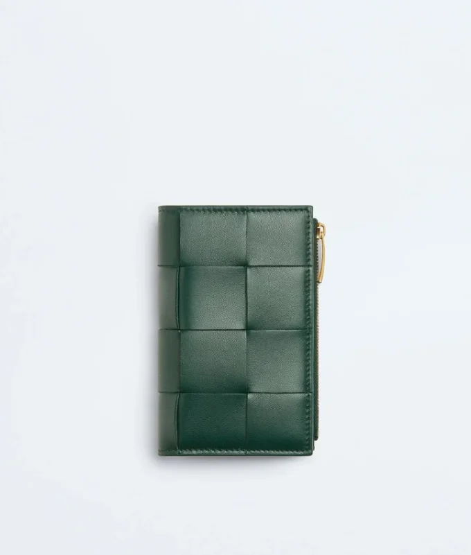 Cartera mediana con doble pliegue Cassette