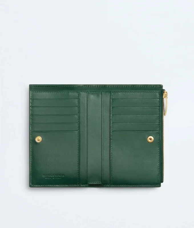 Cartera mediana con doble pliegue Cassette