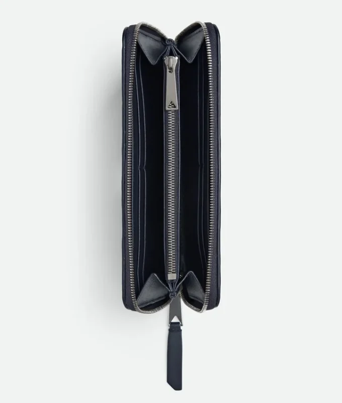 Cartera pequeña con cremallera Intrecciato