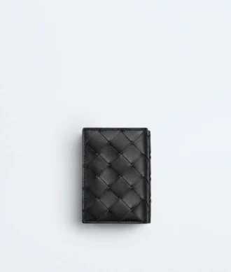 Cartera pequeña de tres pliegues Intrecciato