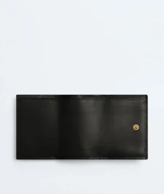 Cartera pequeña de tres pliegues Intrecciato