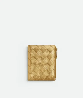 Cartera pequeña plegable Intrecciato