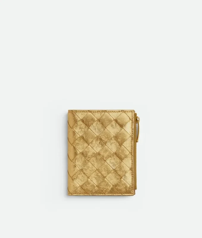 Cartera pequeña plegable Intrecciato