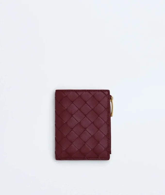 Cartera pequeña plegable Intrecciato