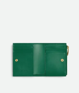 Cartera pequeña plegable Intrecciato