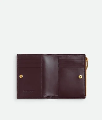 Cartera pequeña plegable Intrecciato