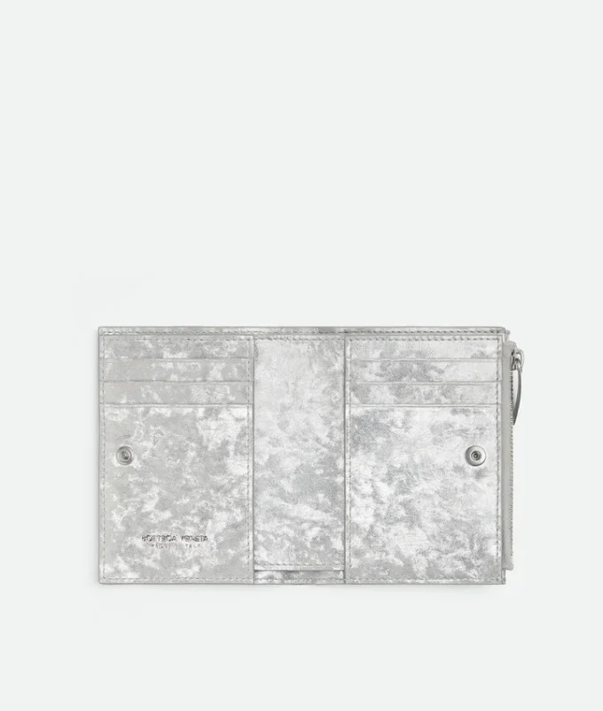 Cartera pequeña plegable Intrecciato