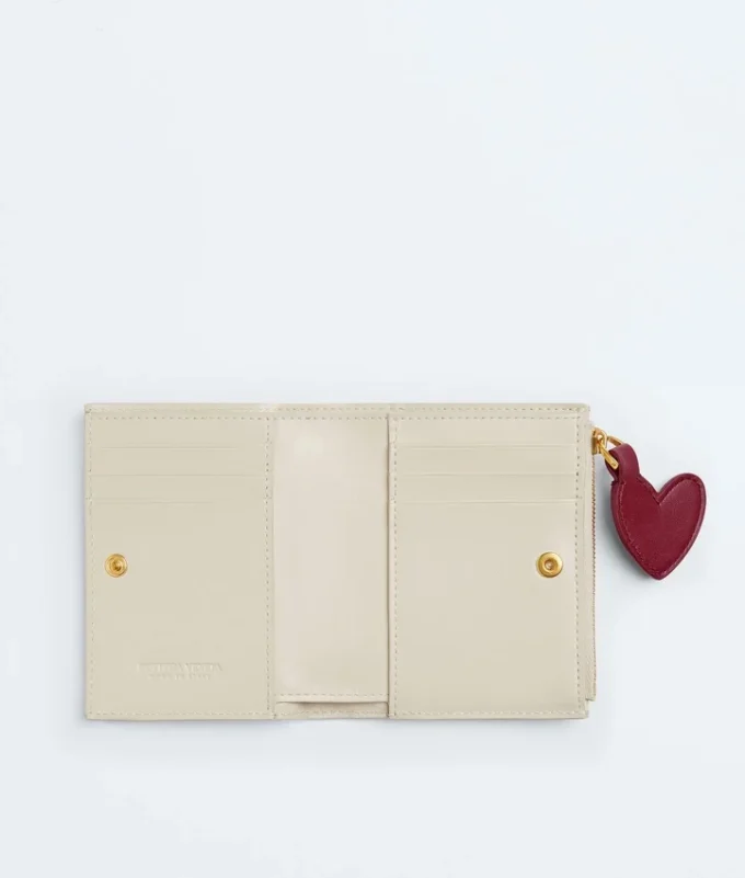 Cartera pequeña plegable Intrecciato