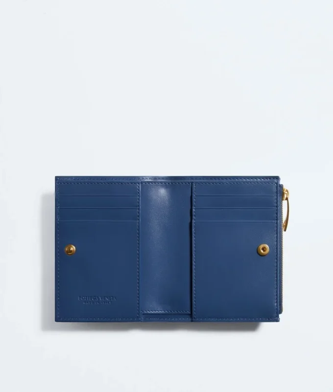 Cartera pequeña plegable Intrecciato