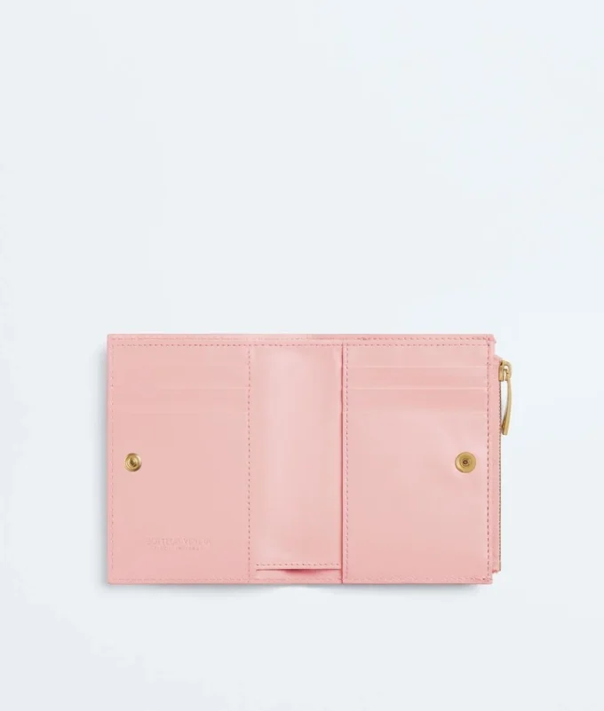 Cartera pequeña plegable Intrecciato