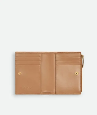 Cartera pequeña plegable Intrecciato