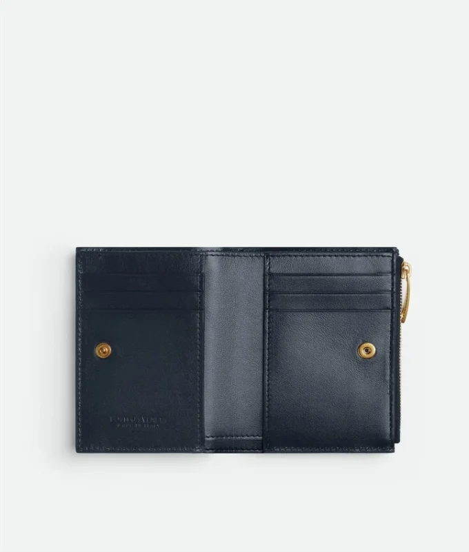 Cartera pequeña plegable Intrecciato