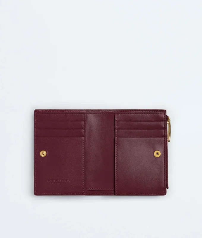 Cartera pequeña plegable Intrecciato