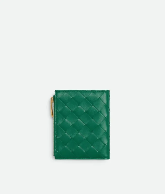 Cartera pequeña plegable Intrecciato