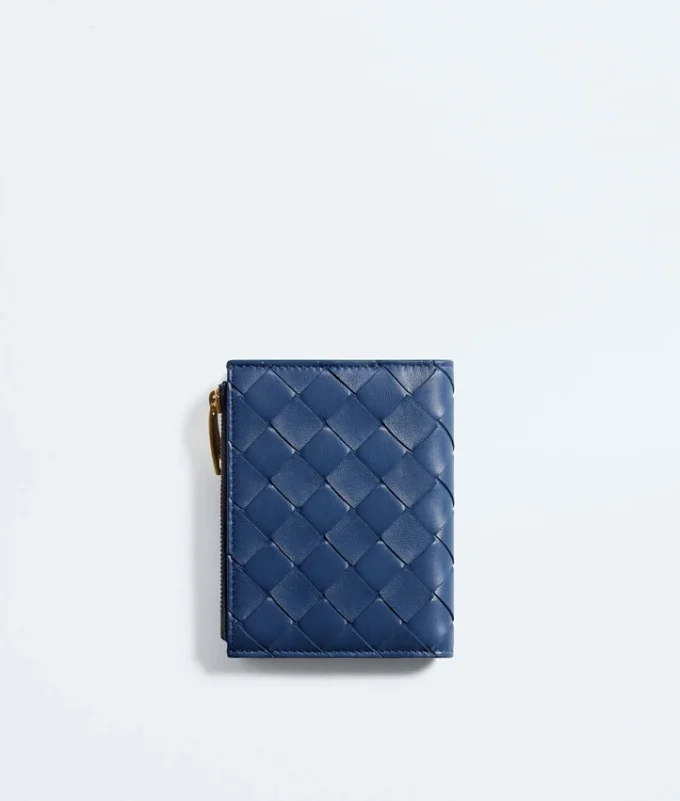 Cartera pequeña plegable Intrecciato