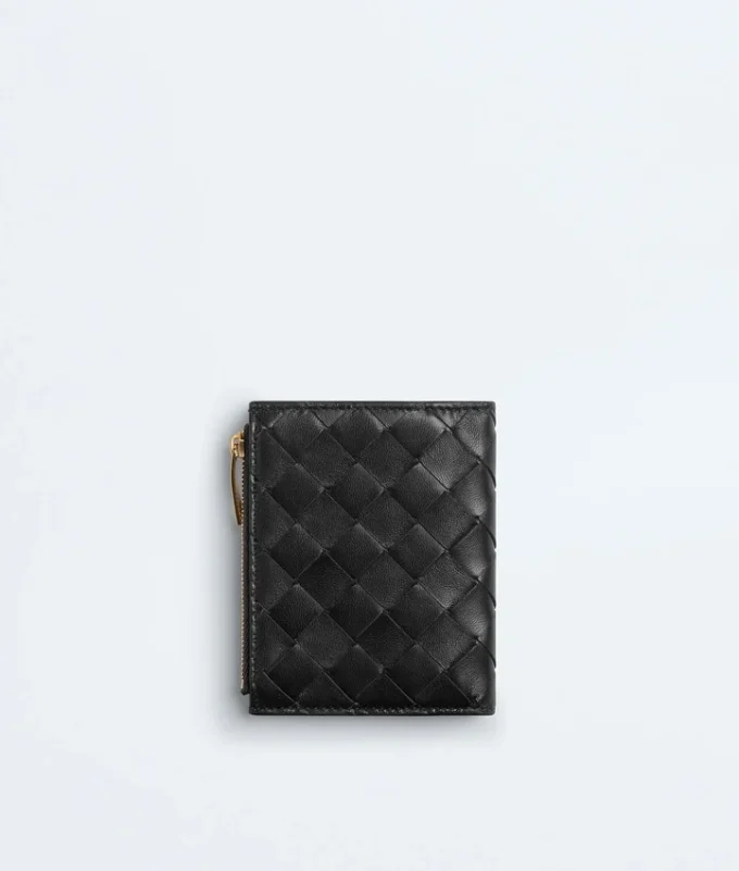 Cartera pequeña plegable Intrecciato