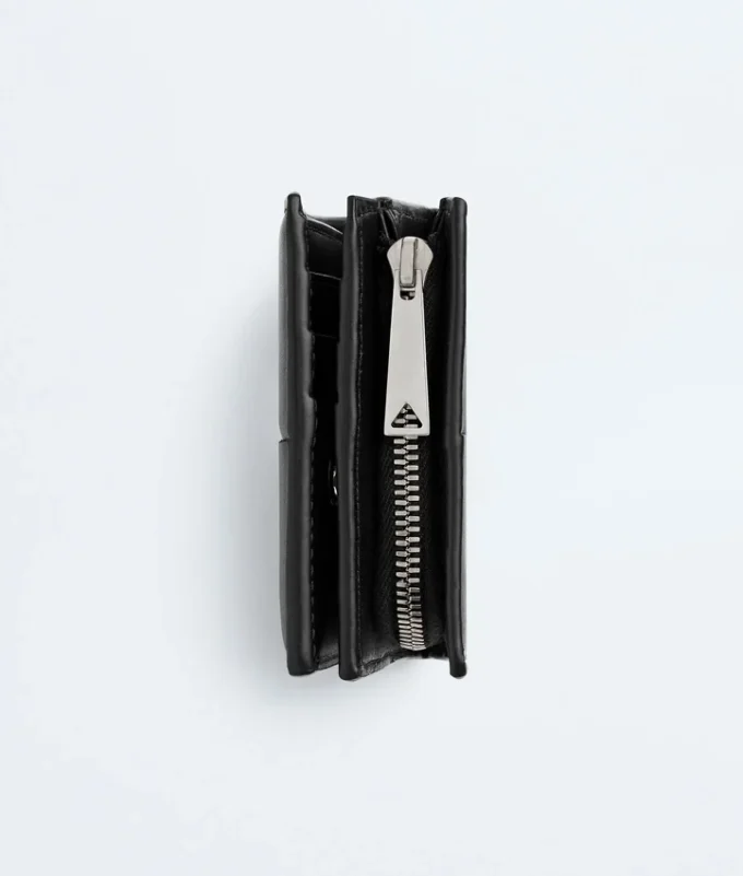 Cassette pequeña con doble pliegue y cremallera