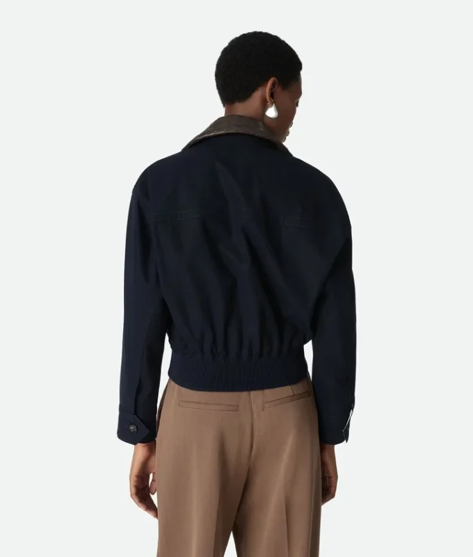 Cazadora de sarga de algodón