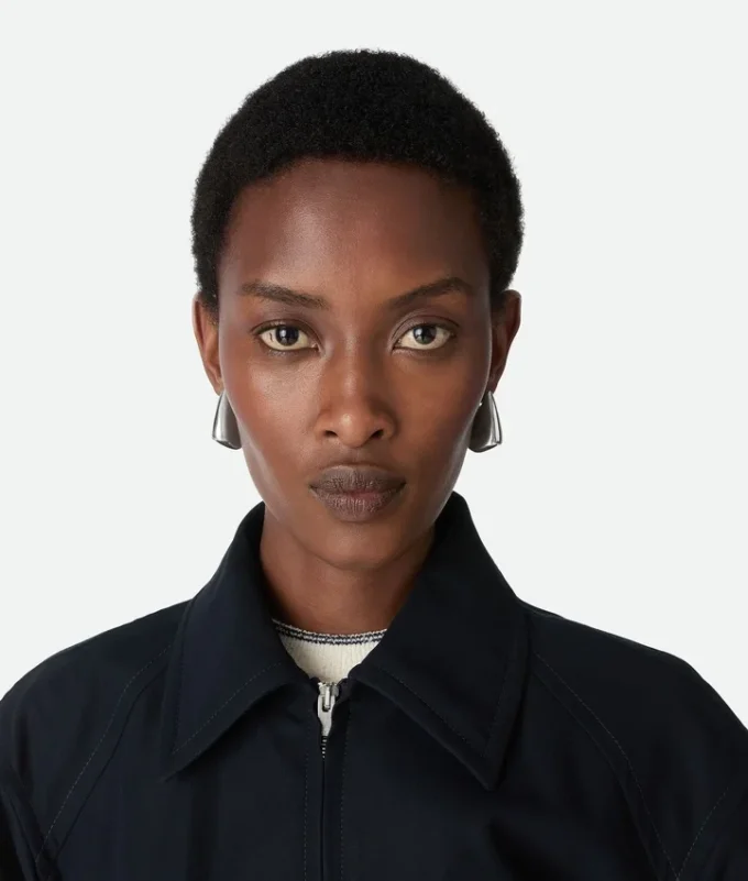 Cazadora de sarga de algodón