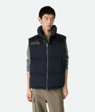 Chaleco acolchado de nailon técnico