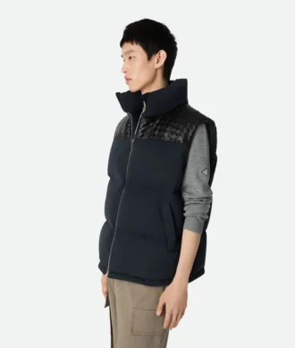 Chaleco acolchado de nailon técnico