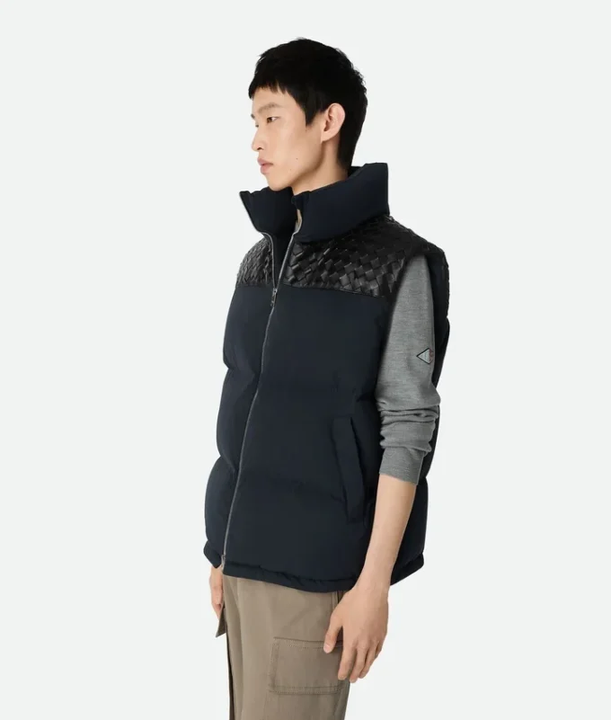 Chaleco acolchado de nailon técnico