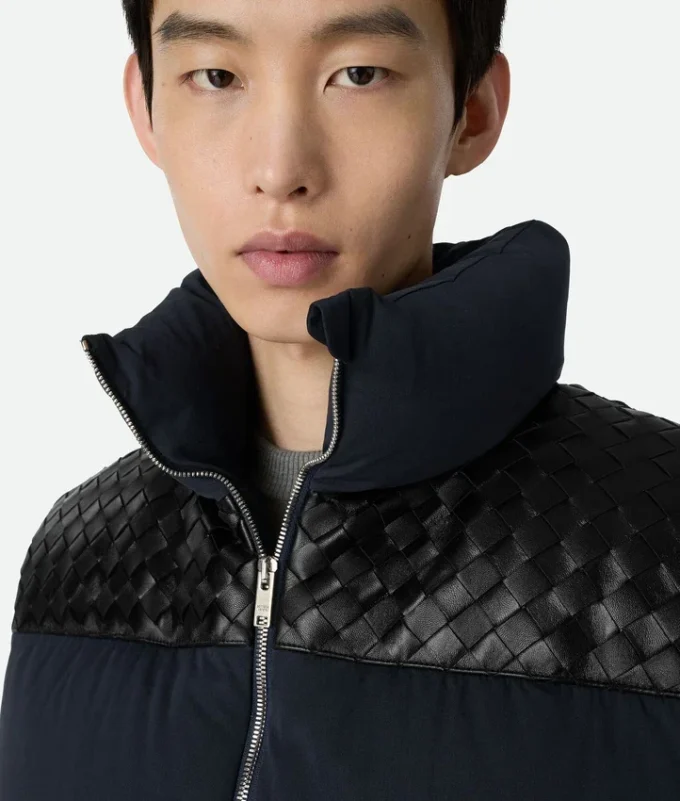 Chaleco acolchado de nailon técnico