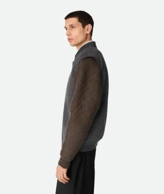 Chaleco de lana de doble cara