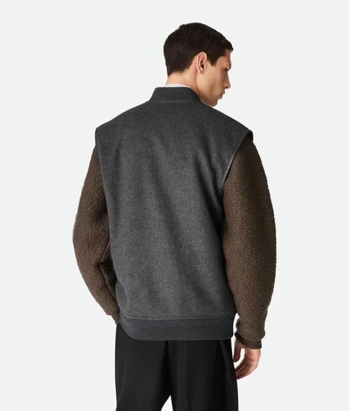 Chaleco de lana de doble cara