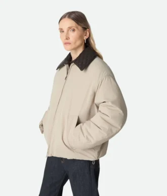 Chaqueta acolchada de nailon técnico