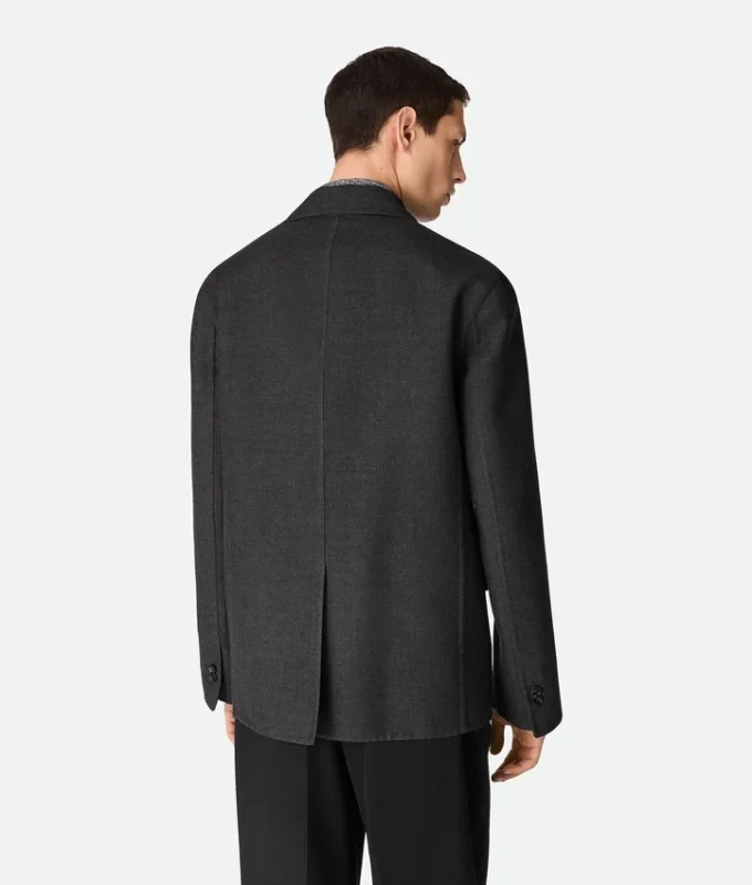 Chaqueta de lana desmontable