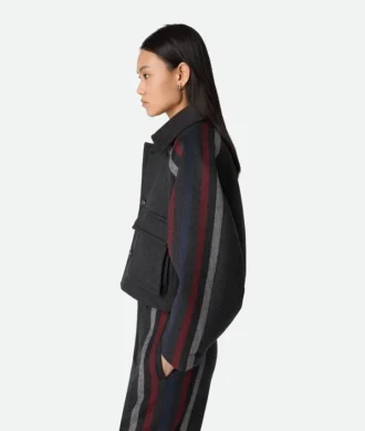 Chaqueta de lana y cachemira