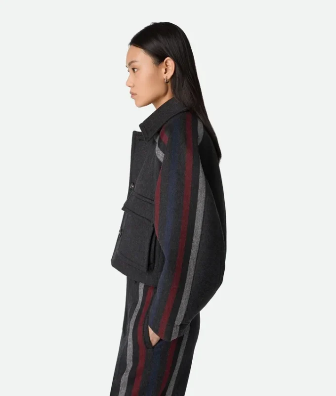 Chaqueta de lana y cachemira