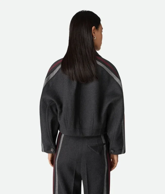 Chaqueta de lana y cachemira