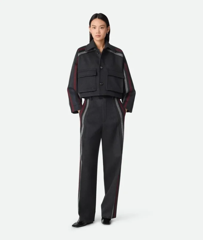 Chaqueta de lana y cachemira