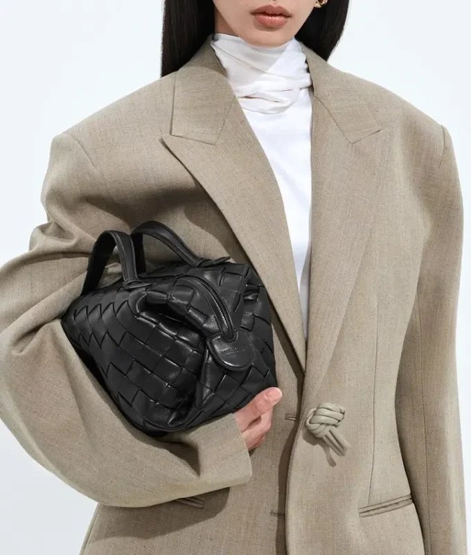 Chaqueta de mezcla de lana y lino