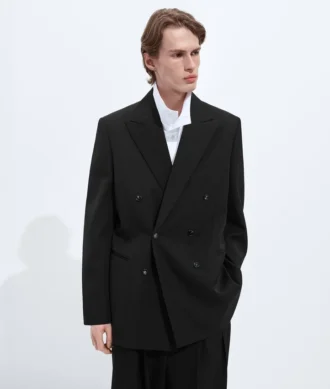 Chaqueta de sarga de lana ligera