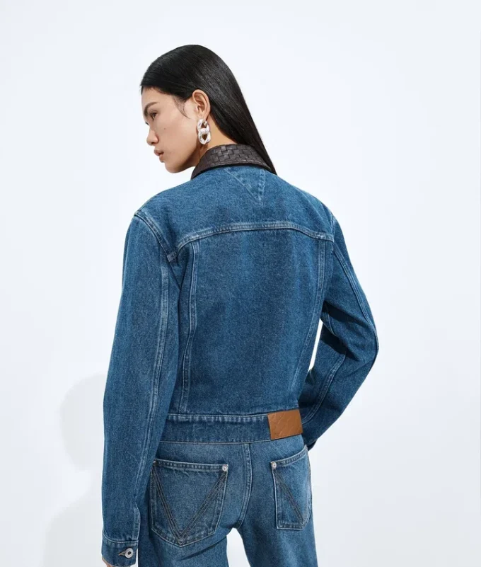 Chaqueta índigo medio