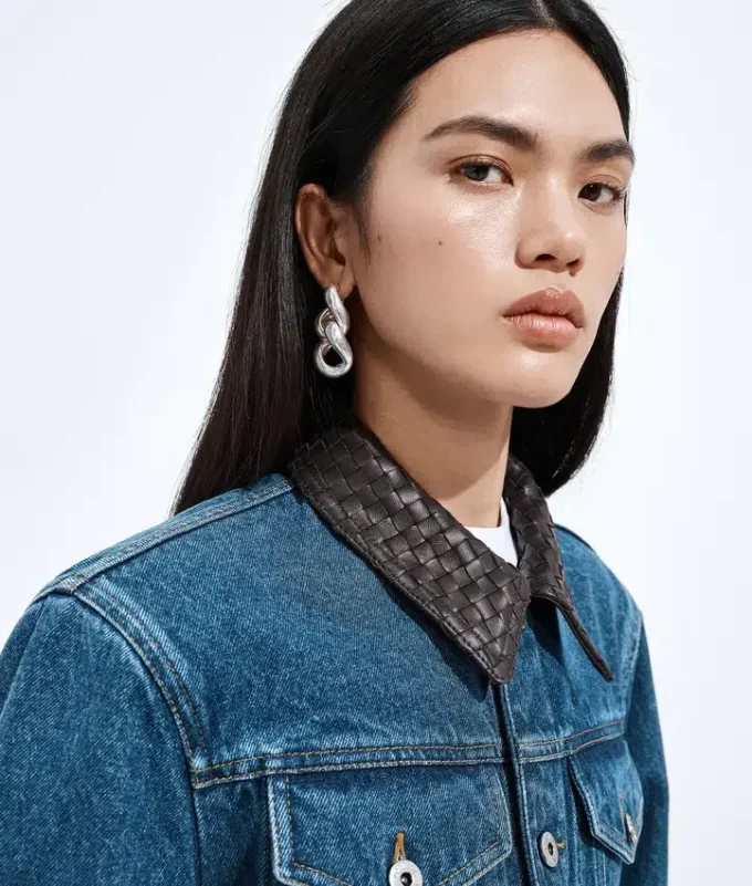 Chaqueta índigo medio