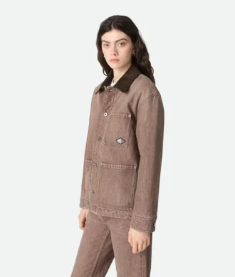 Chaqueta vaquera marrón