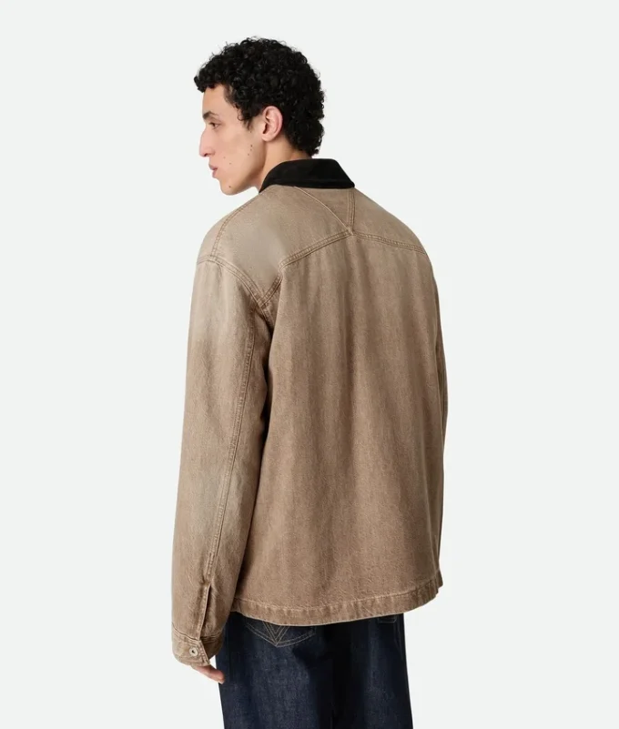 Chaqueta vaquera marrón