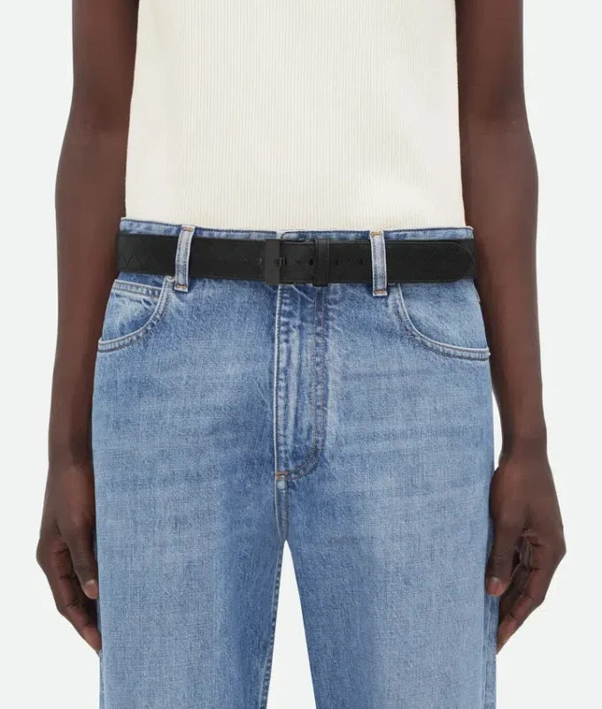 Cinturón con hebilla de reloj