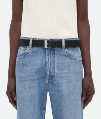 Cinturón con hebilla de reloj