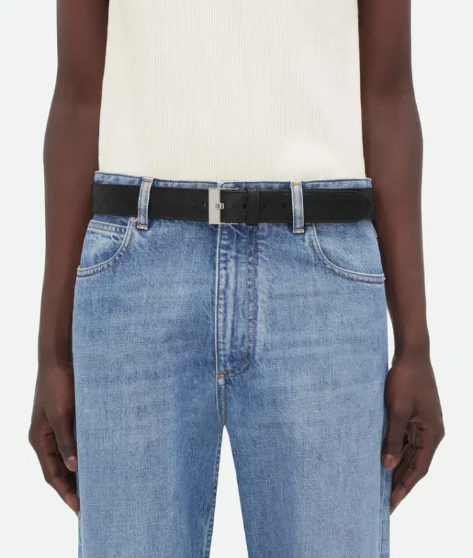 Cinturón con hebilla de reloj